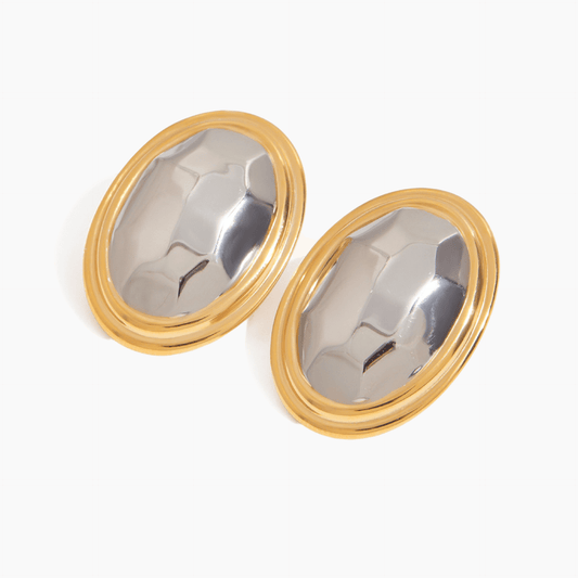 Nova Pulse Oval Studs - mifjewelry