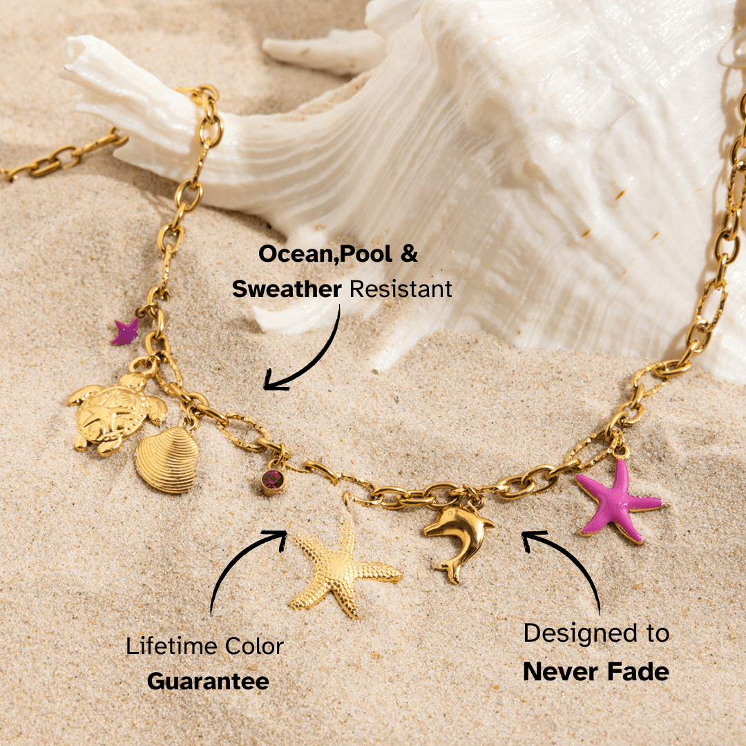 Ocean Bliss Charm Necklace - mifjewelry