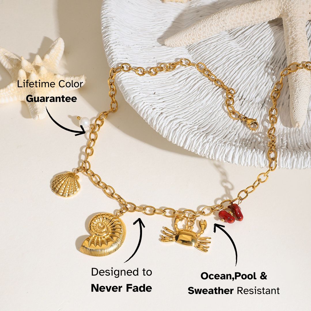 Ocean Relic Charm Necklace - mifjewelry