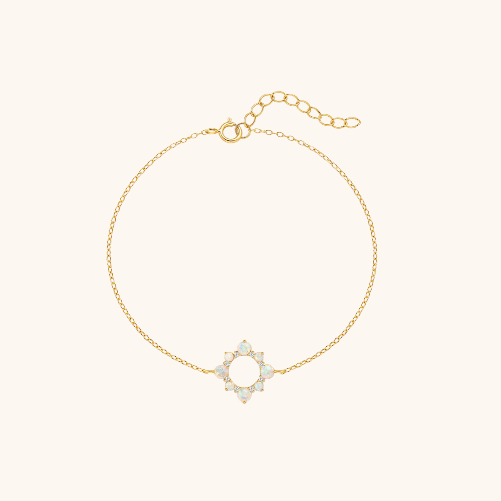 Opal Sunburst Bracelet - mifjewelry