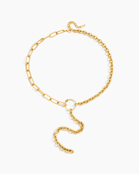 Orbit Drop Chain Necklace - mifjewelry