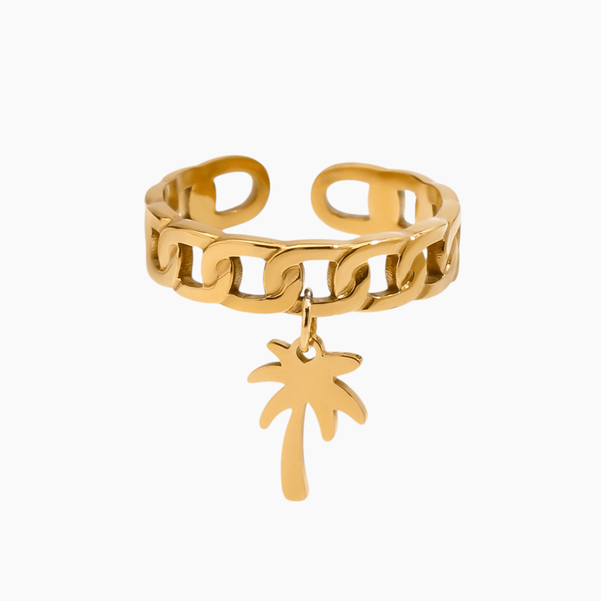Palm Breeze Chain Ring - mifjewelry