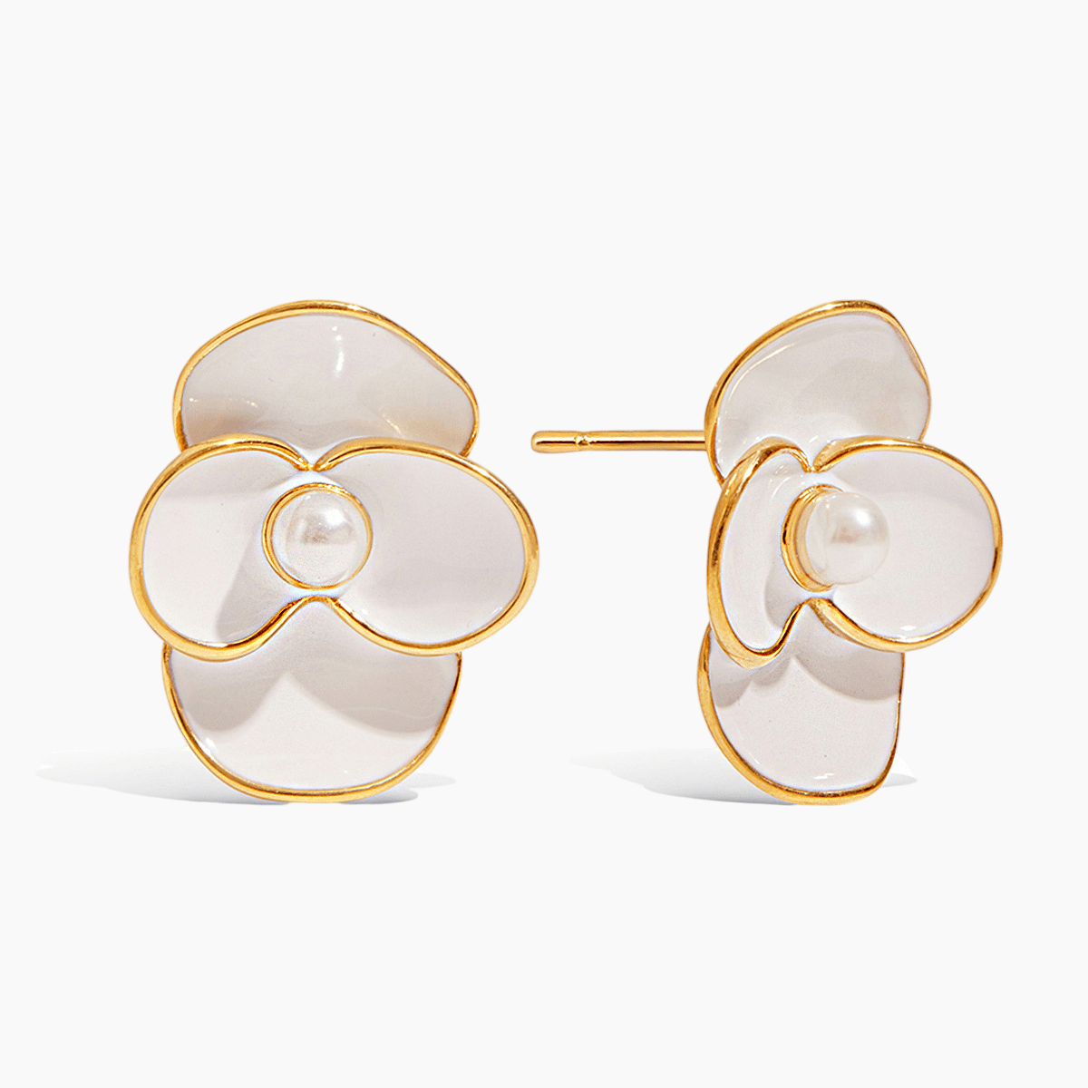 Petal Pearl Bloom Studs - mifjewelry