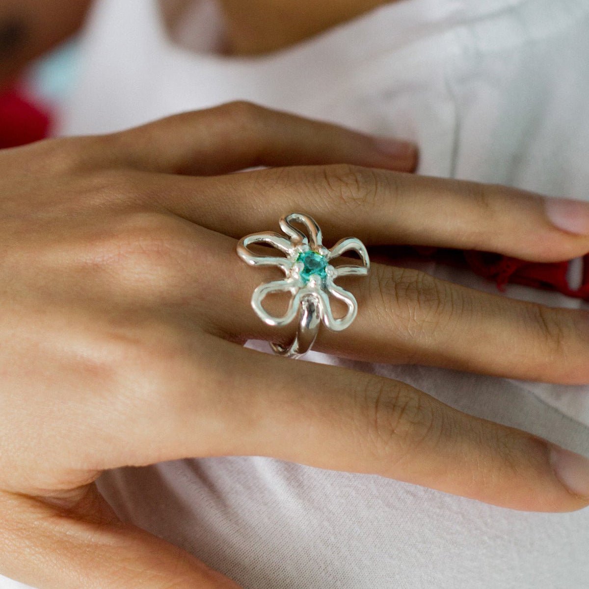 Petal Twist Open Ring - mifjewelry