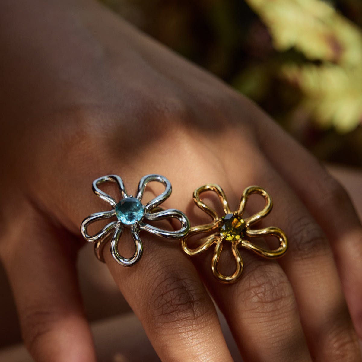 Petal Twist Open Ring - mifjewelry