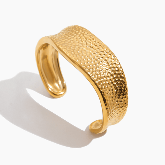 Pulse Hammered Cuff - mifjewelry