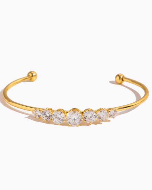 Radiant Curve Cuff Bracelet - mifjewelry
