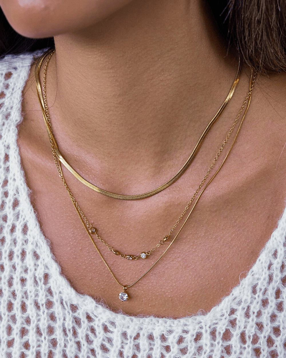 Radiant Orbit Layered Pendant Necklace - mifjewelry