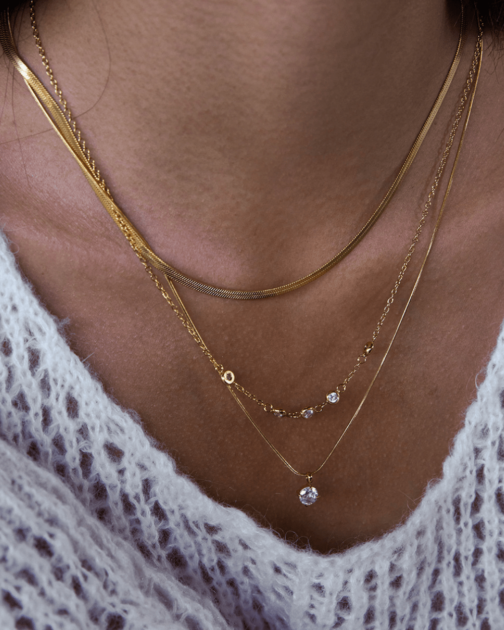 Radiant Orbit Layered Pendant Necklace - mifjewelry