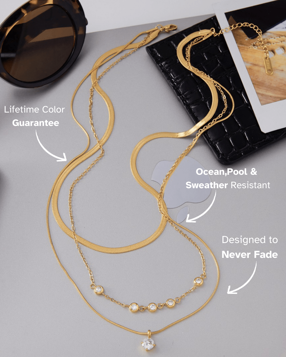 Radiant Orbit Layered Pendant Necklace - mifjewelry