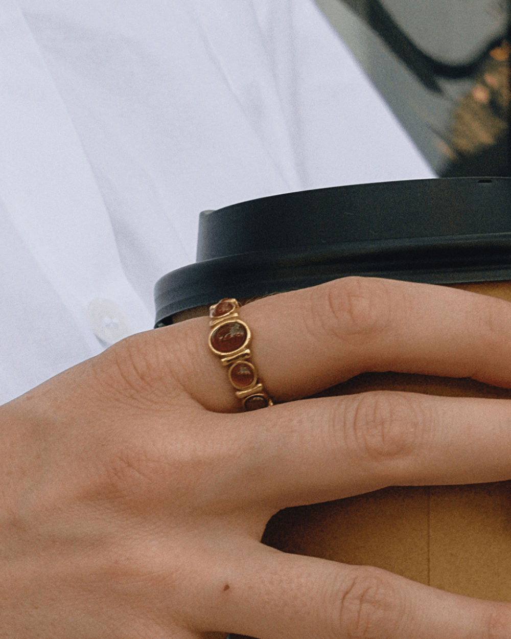Red Gemstone Ring - mifjewelry