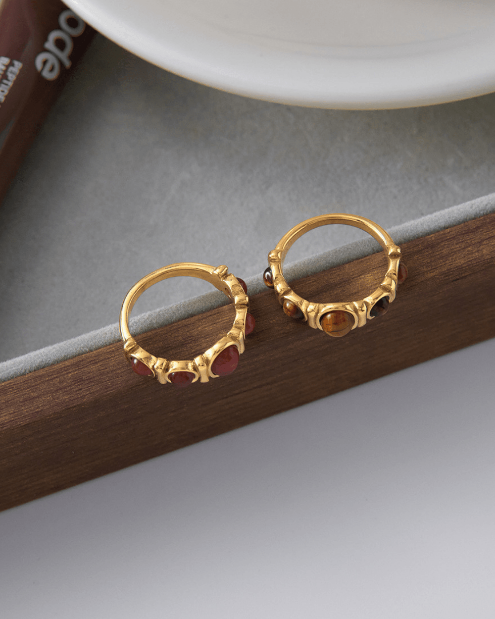 Red Gemstone Ring - mifjewelry