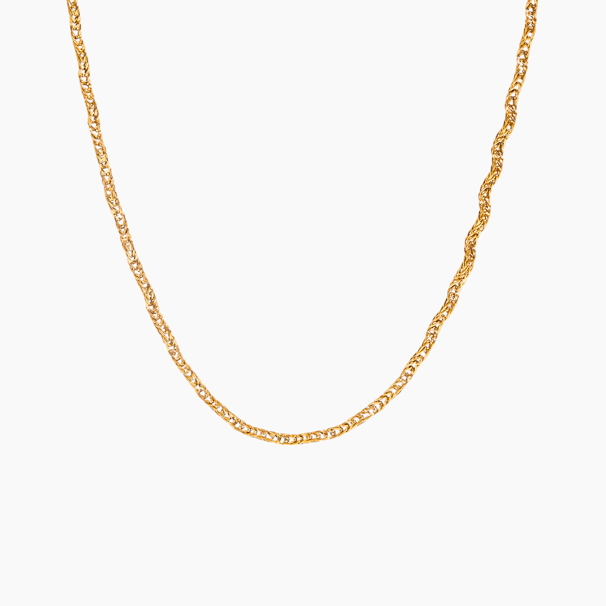 Ripple Wave Chain Necklace - mifjewelry