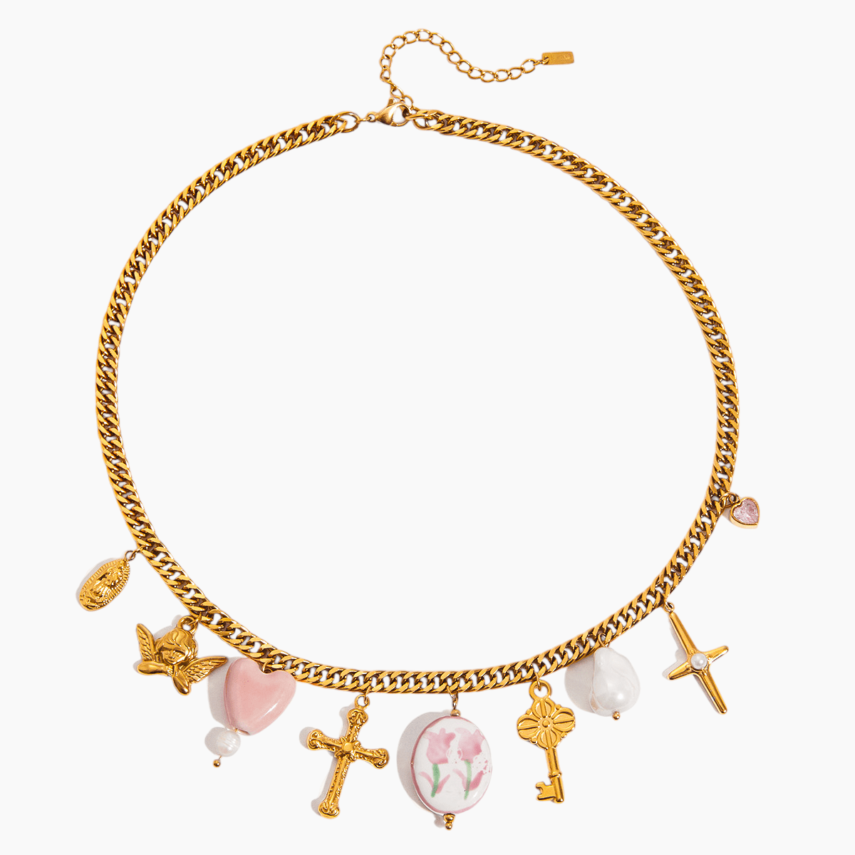 Rosary Dream Charm Necklace - mifjewelry