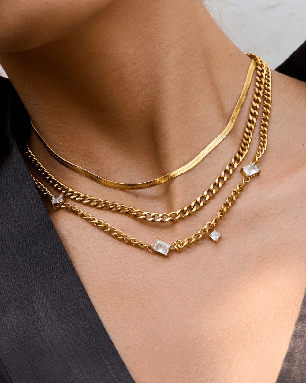 Sculpted Light Choker - mifjewelry