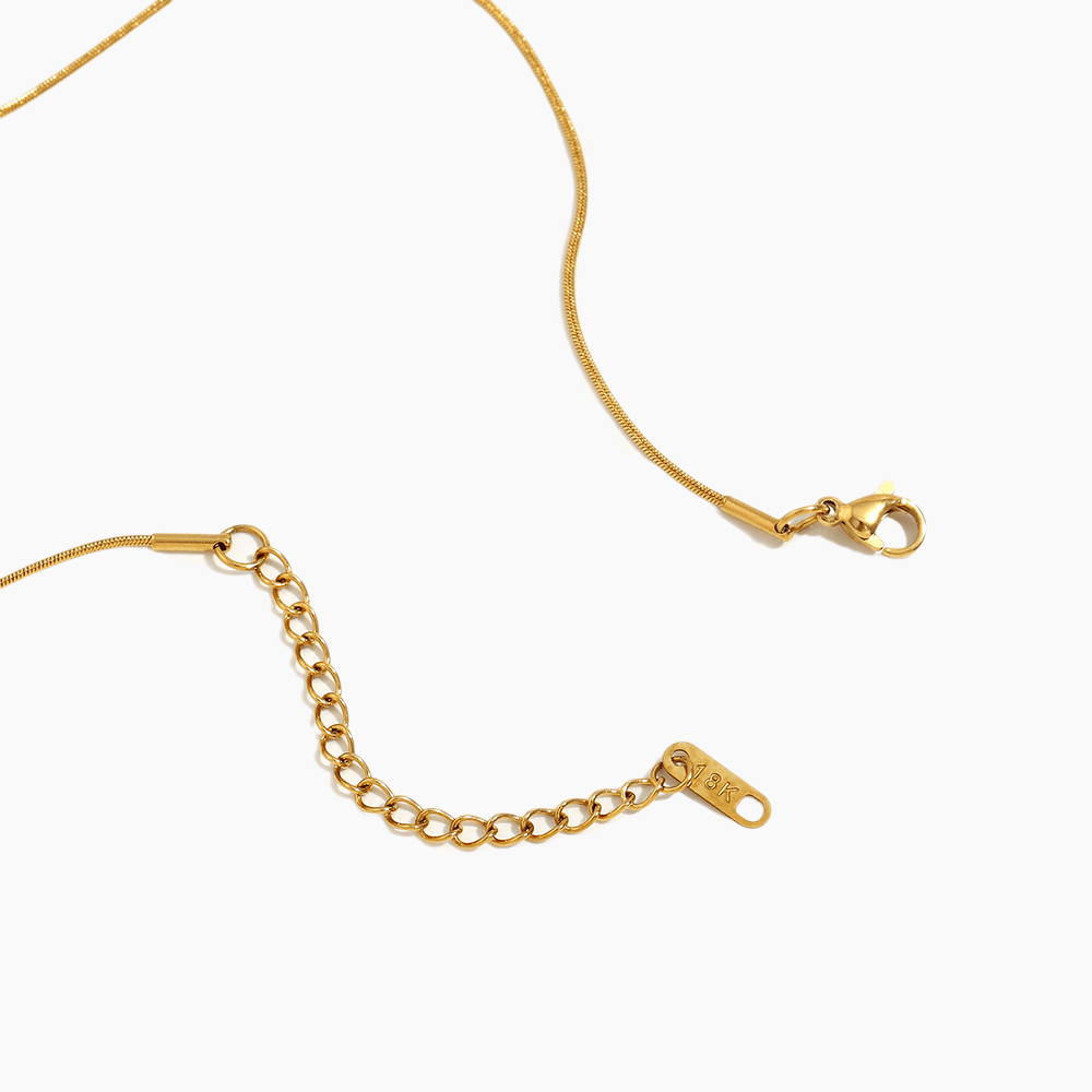 Sculptural Link Pendant Necklace - mifjewelry