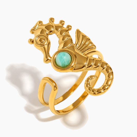 Seahorse Serenity Ring - mifjewelry