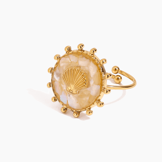 Seashell Crown Ring - mifjewelry