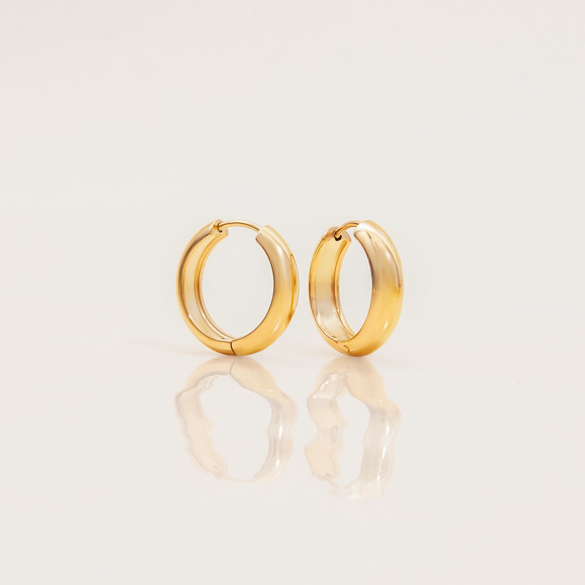 Sleek Shine Hoop Earrings - mifjewelry
