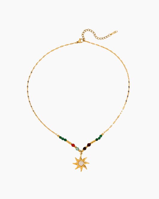 Solar Orbit Beaded Necklace - mifjewelry