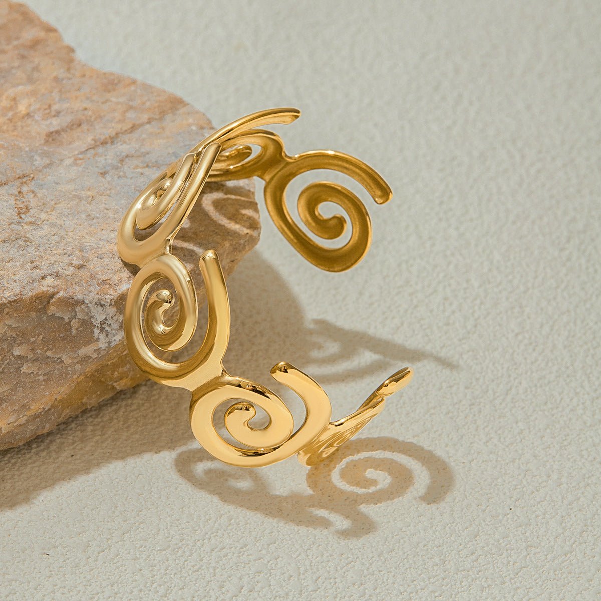 Solstice Swirl Cuff - mifjewelry