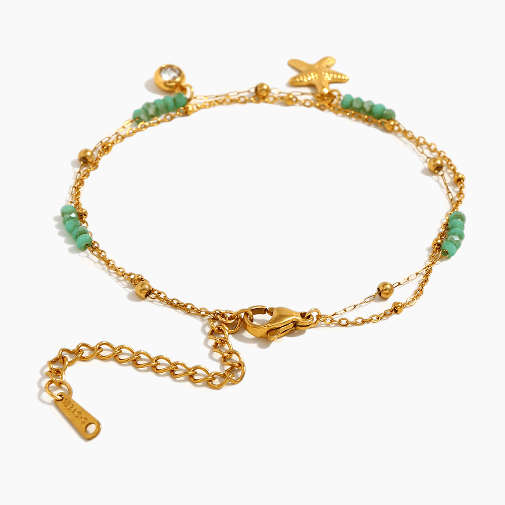 Starfish Charm Bracelet - mifjewelry
