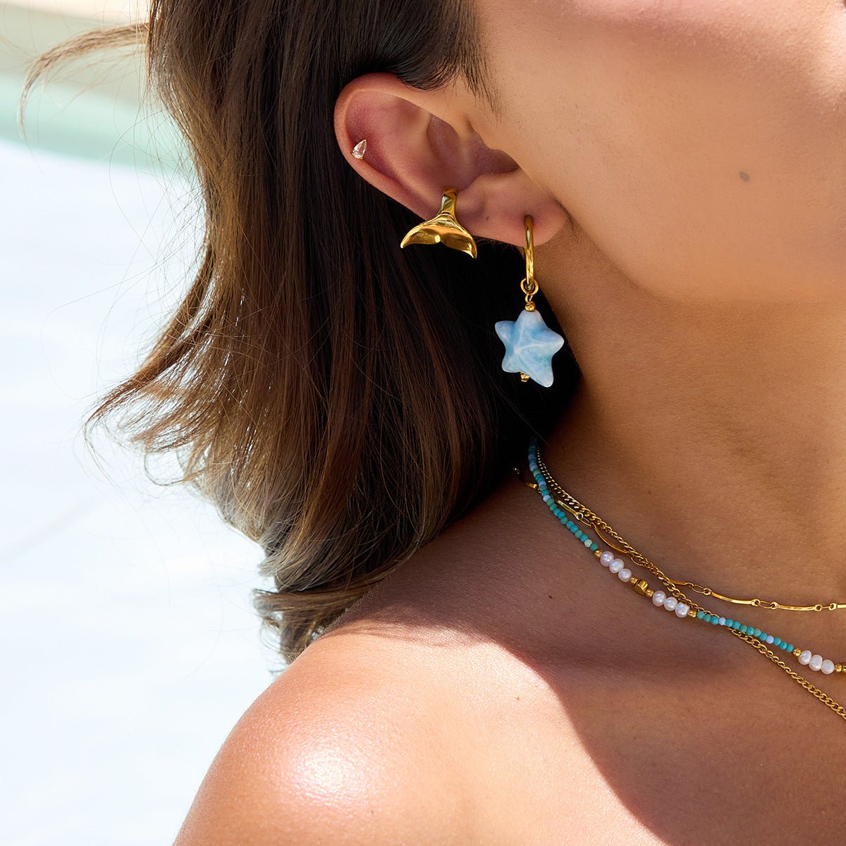 Starry Lagoon Drop Earrings - mifjewelry