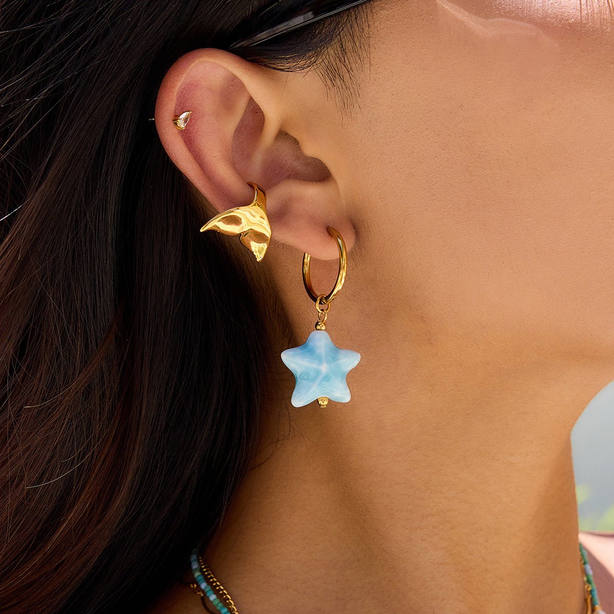 Starry Lagoon Drop Earrings - mifjewelry