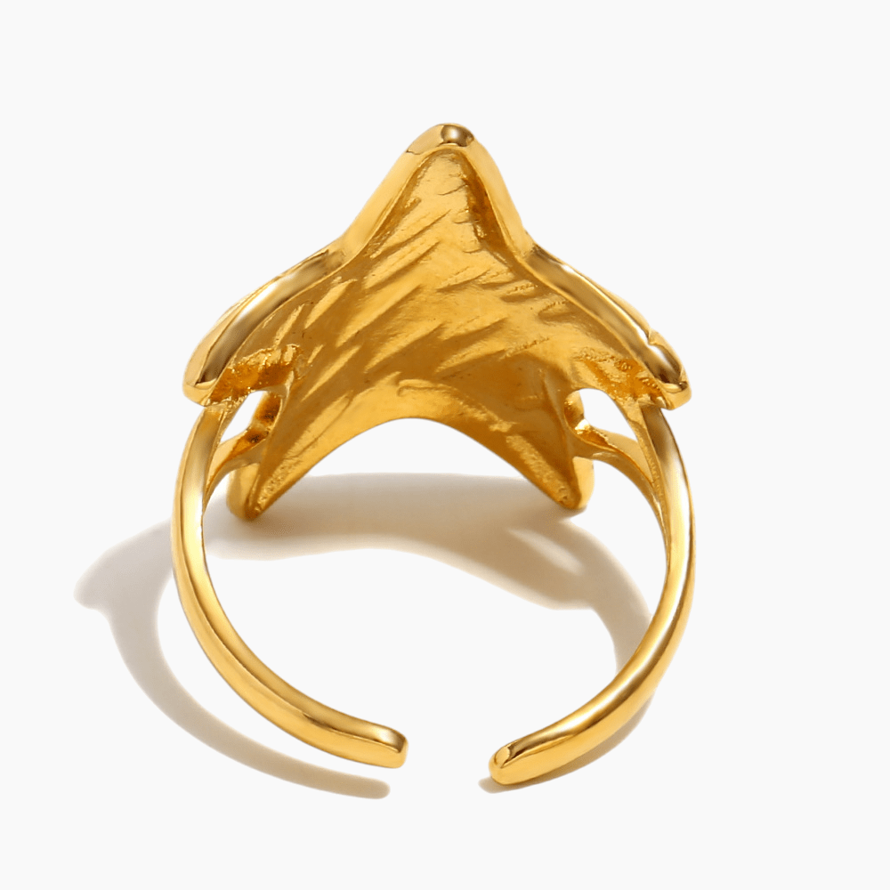 Starry Ocean Starfish Ring - mifjewelry