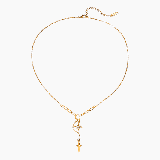 Stellar Drop Chain Necklace - mifjewelry