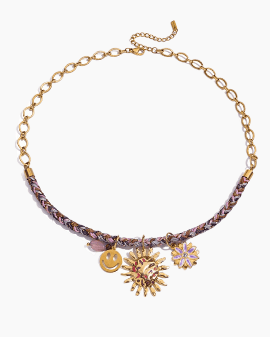 Sunbeam Joy Charm Necklace - mifjewelry