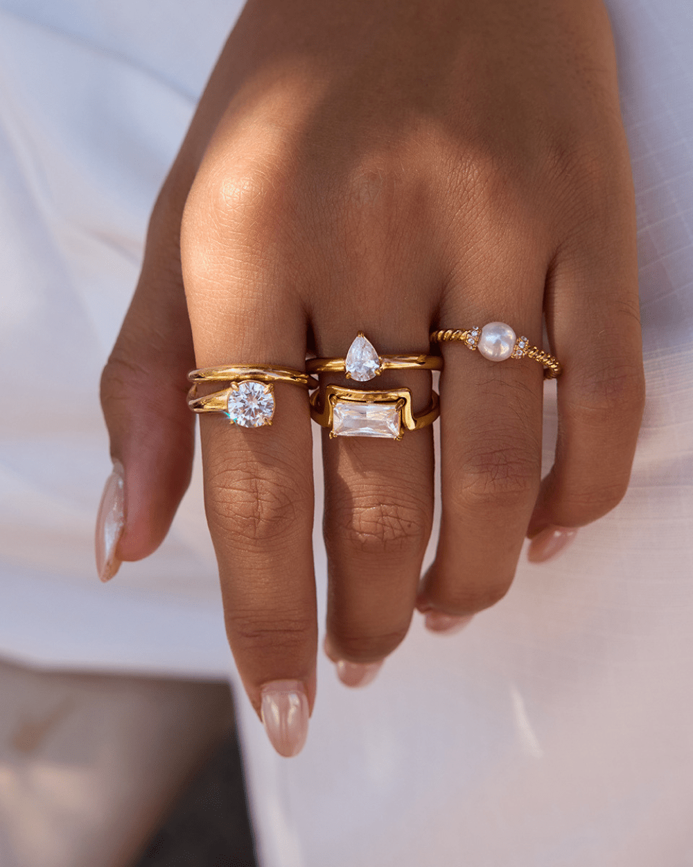 Tear of Light Ring - mifjewelry