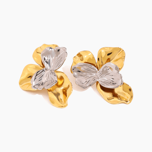 Tide Bloom Sculptural Earrings - mifjewelry