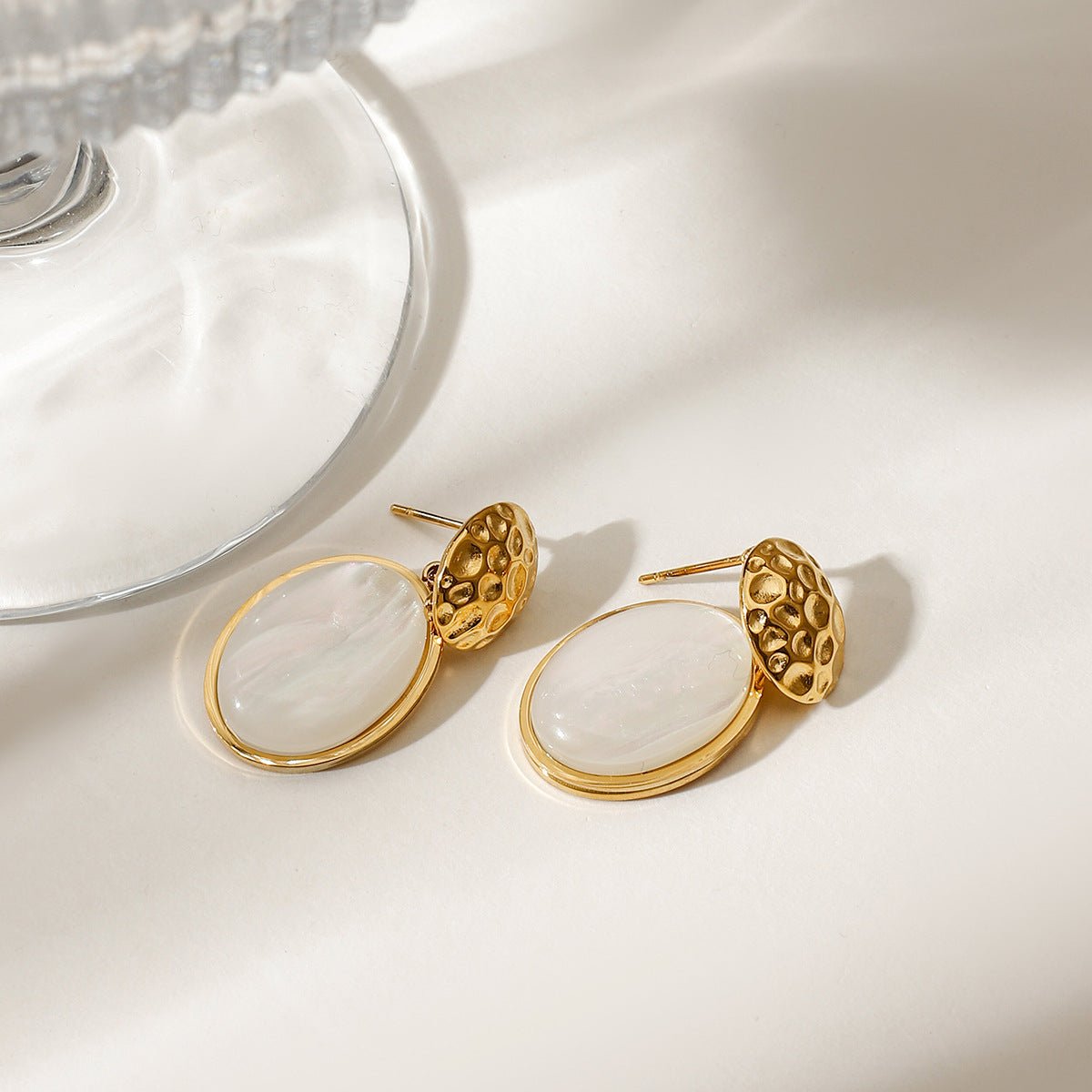 Tide Oval Earrings - mifjewelry