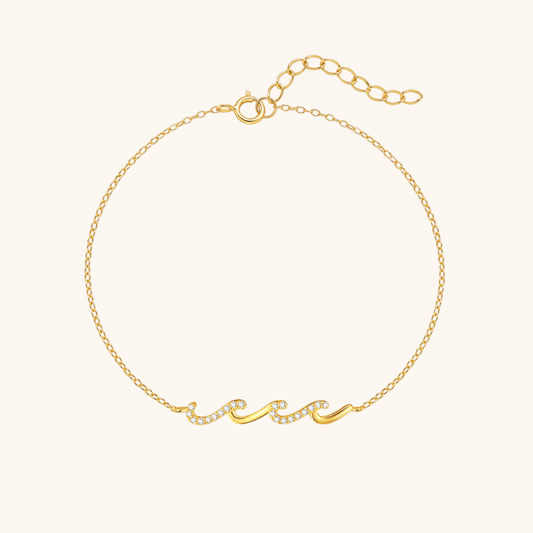 Tide Whisper Zircon Bracelet - mifjewelry