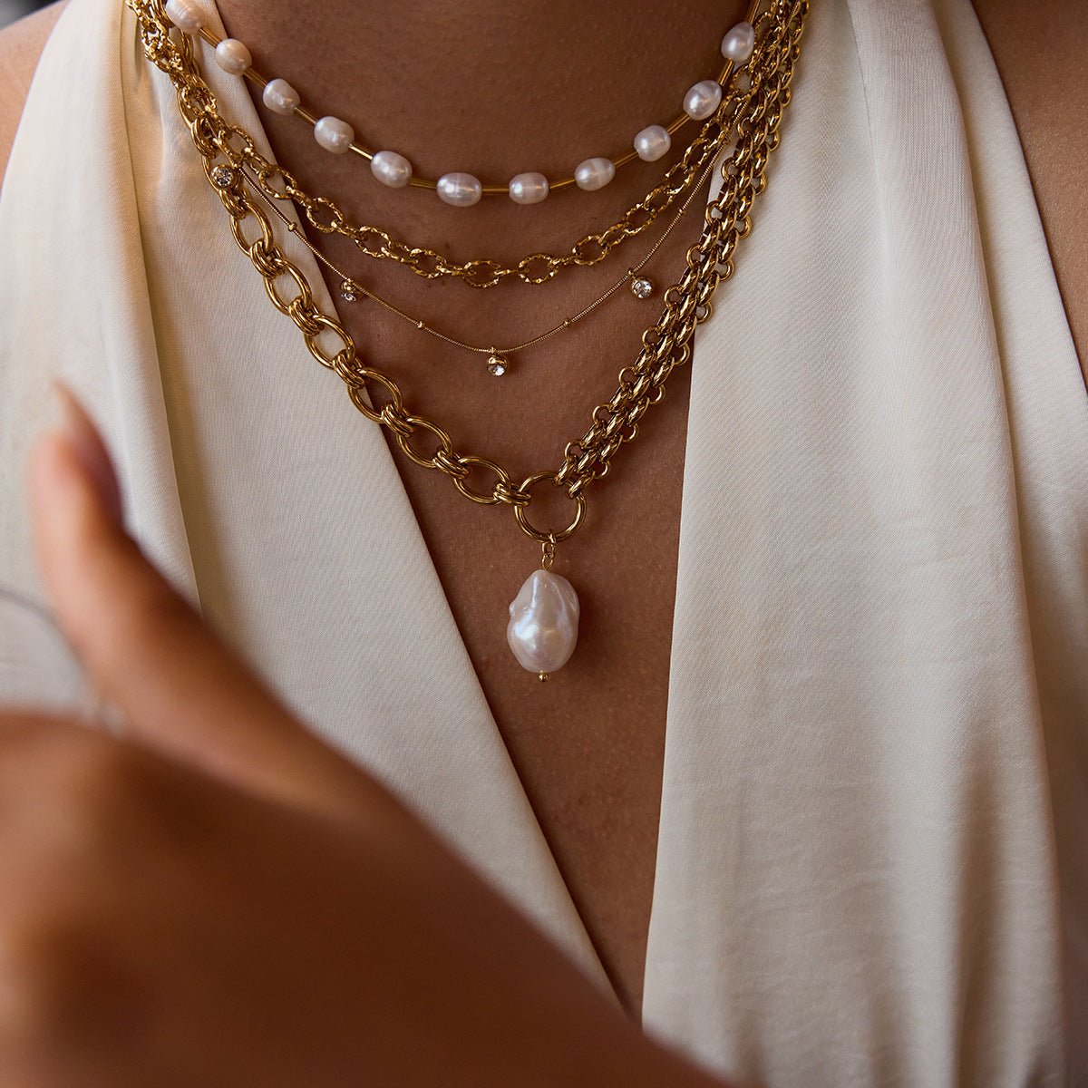 Tidebound Drop Necklace - mifjewelry