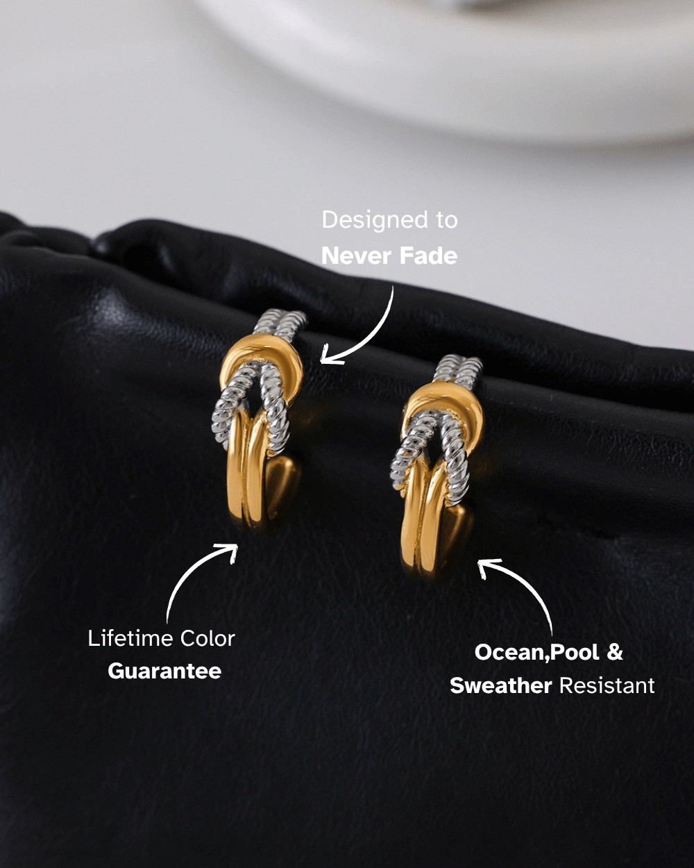 Tidebound Twist Knot Earrings - mifjewelry