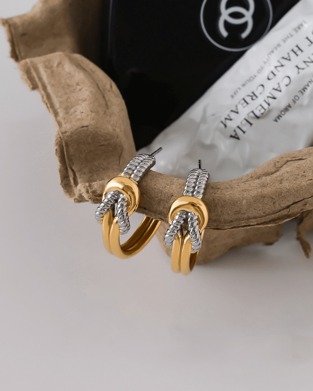 Tidebound Twist Knot Earrings - mifjewelry