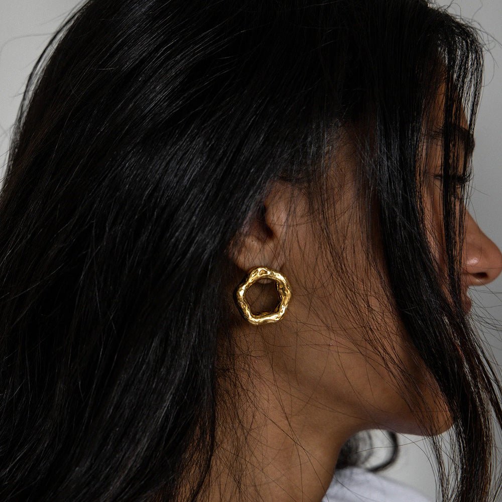Tideworn Loop Studs - mifjewelry