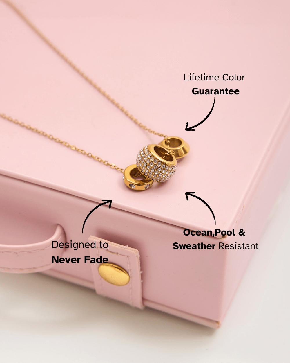 Trio Charm Pendant Necklace - mifjewelry