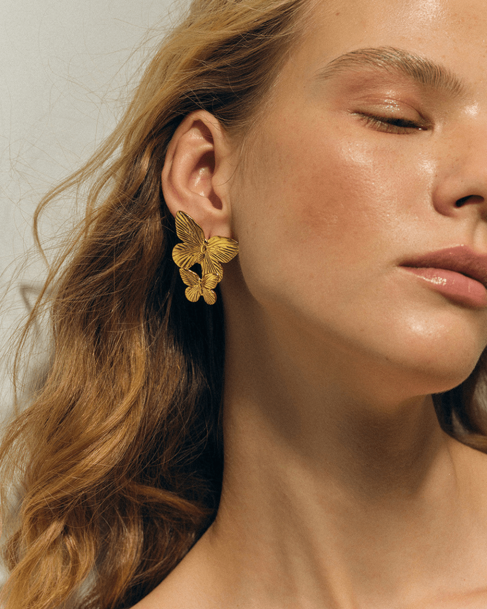 Twin Flutter Relief Earrings - mifjewelry