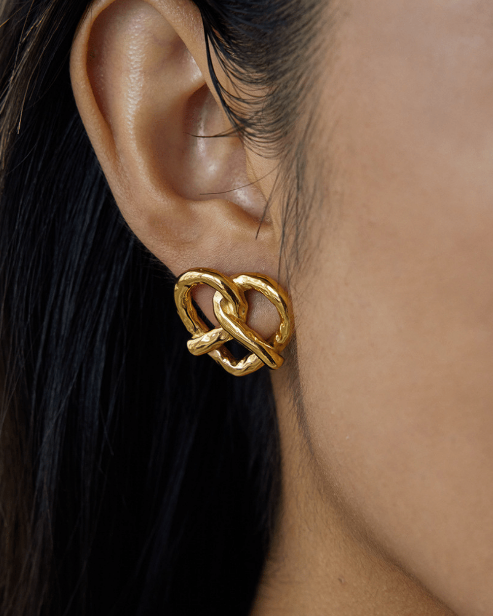 Twist Heart Earrings - mifjewelry