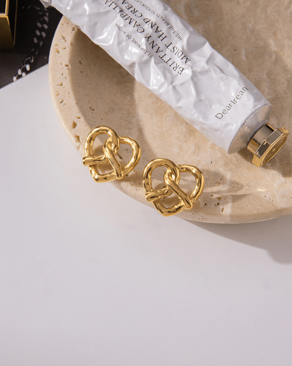 Twist Heart Earrings - mifjewelry