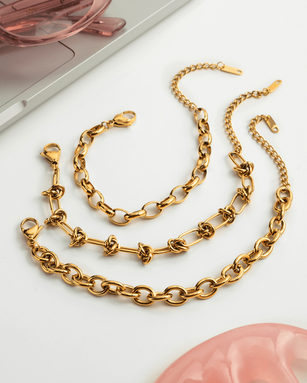 Twist Knot Chain Bracelet - mifjewelry