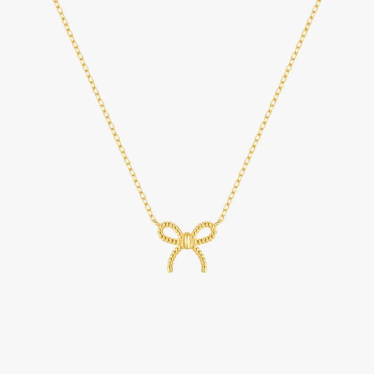 Twisted Bow Knot Necklace - mifjewelry