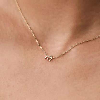 Angel Number Pendant Necklace