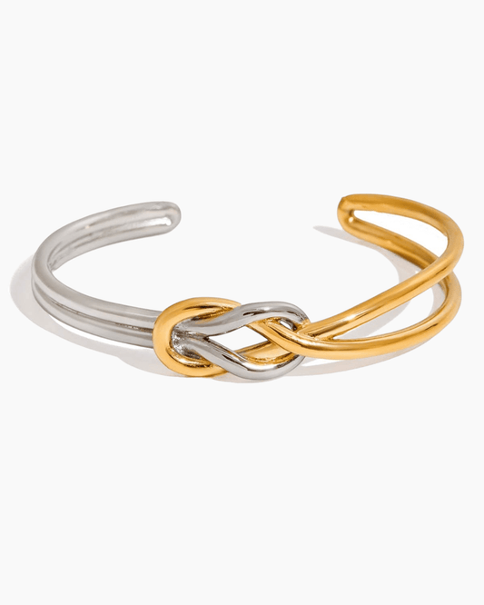 Unity Knot Duo Cuff - mifjewelry