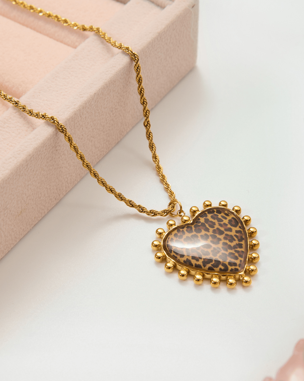 Wild Heart Leopard Necklace - mifjewelry