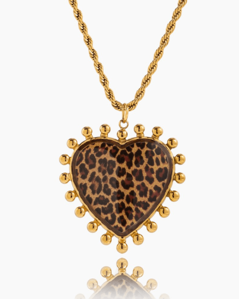 Wild Heart Leopard Necklace - mifjewelry