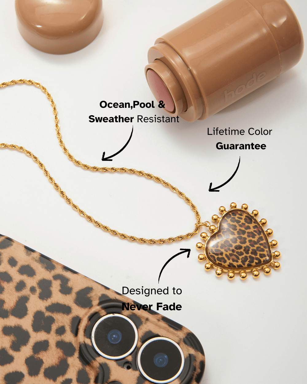 Wild Heart Leopard Necklace - mifjewelry
